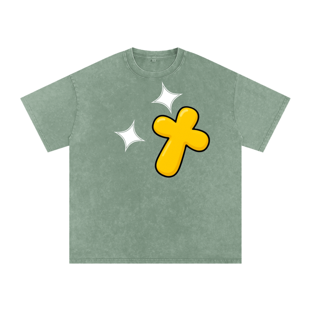 Acid Wash Oversize T-Shirt - 250 GSM