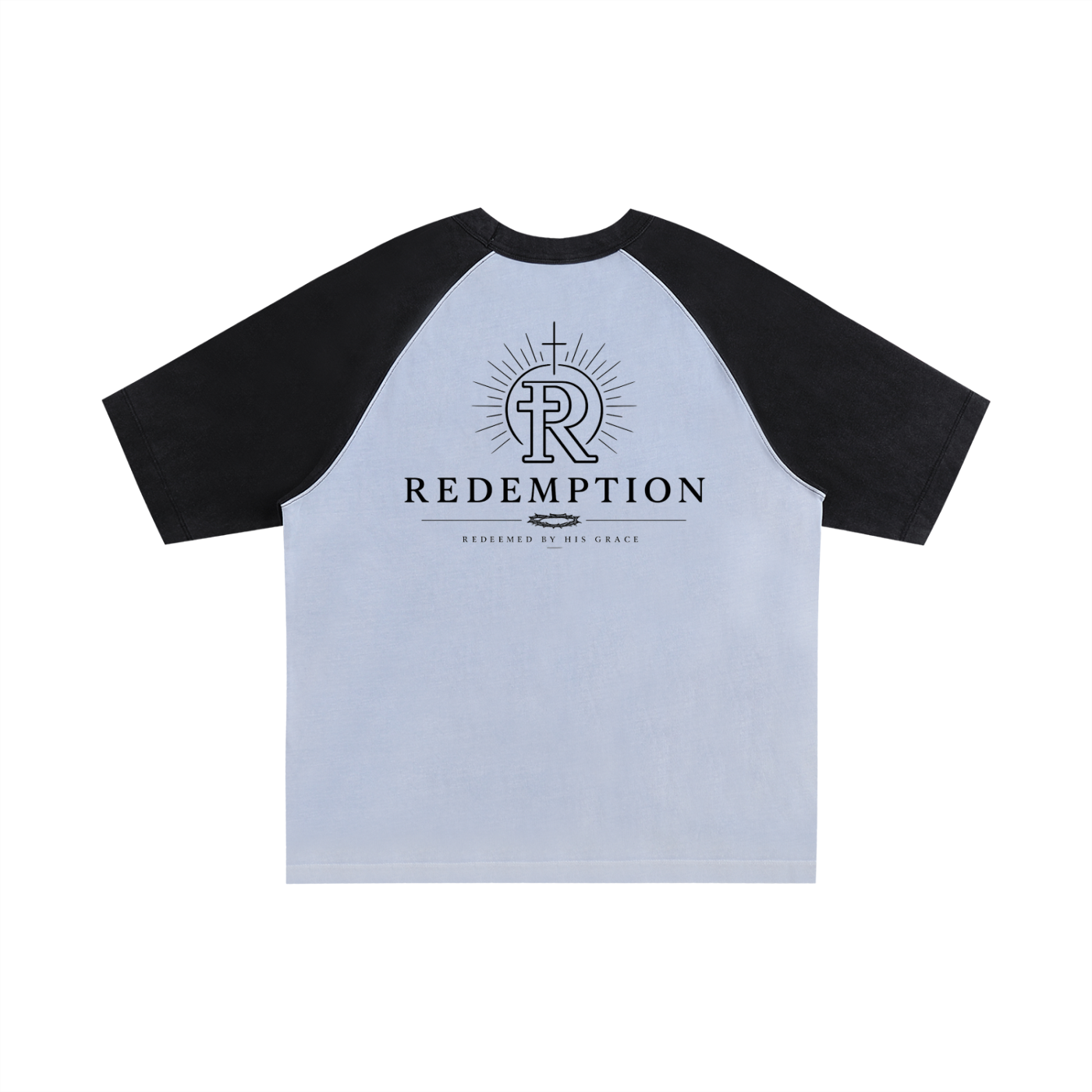 Color-Blocked Raglan Sleeve T-Shirt