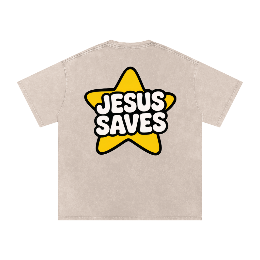 Acid Wash Oversize T-Shirt - 250 GSM