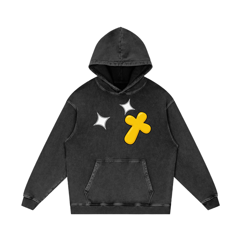 Acid Wash Oversize Hoodie - 420 GSM