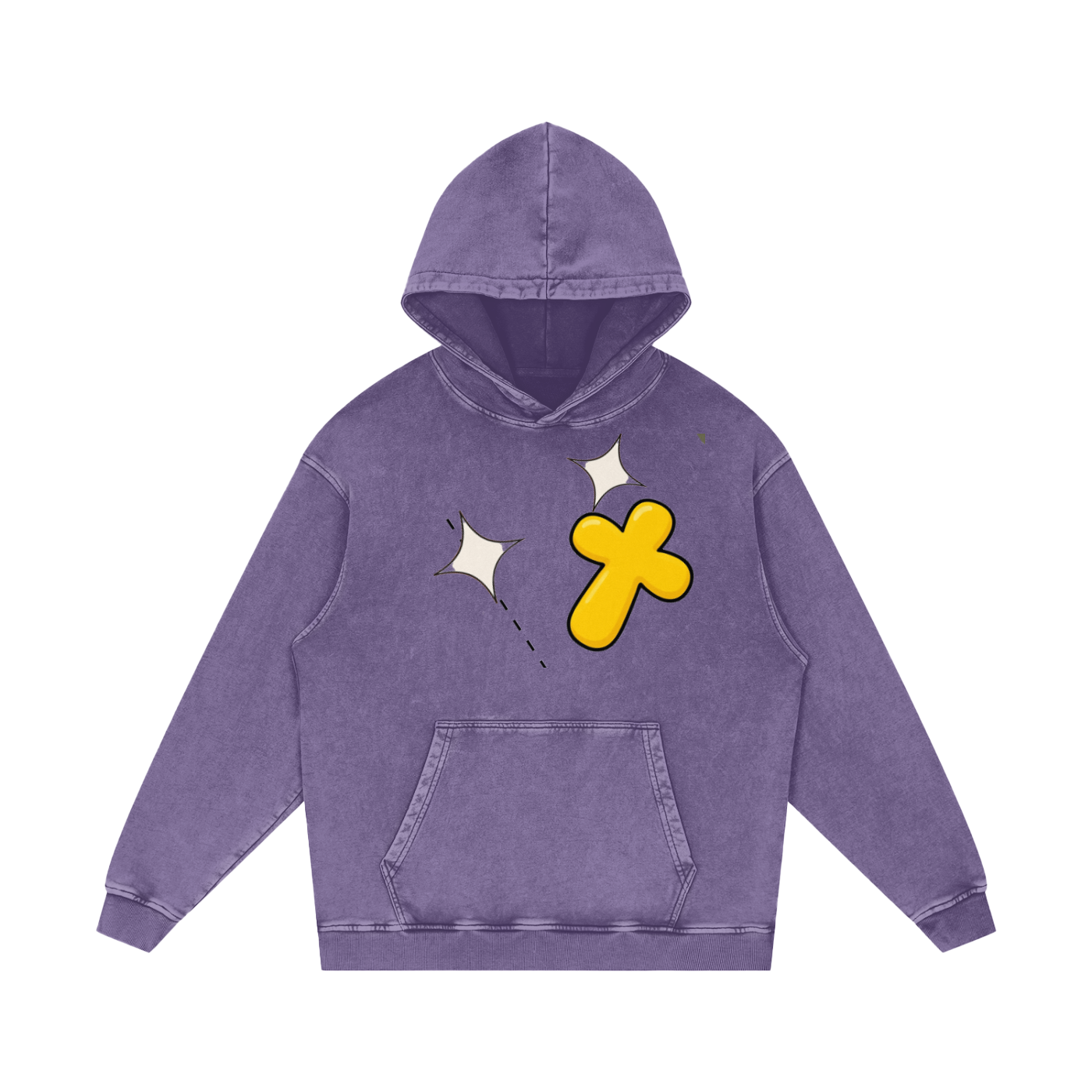 Acid Wash Oversize Hoodie - 420 GSM