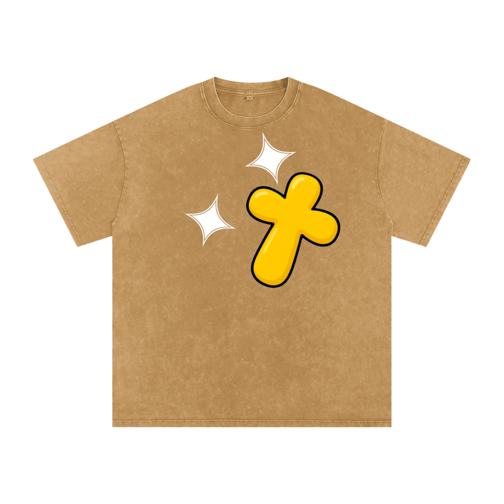 Acid Wash Oversize T-Shirt - 250 GSM