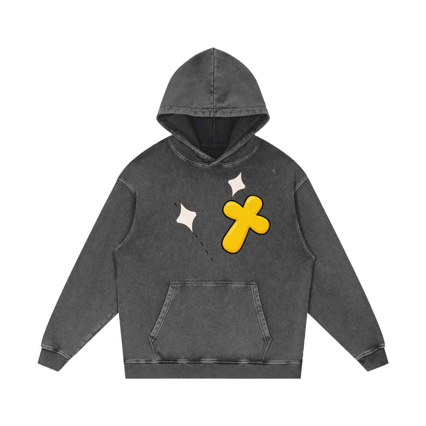 Acid Wash Oversize Hoodie - 420 GSM