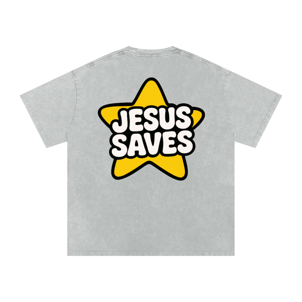 Acid Wash Oversize T-Shirt - 250 GSM