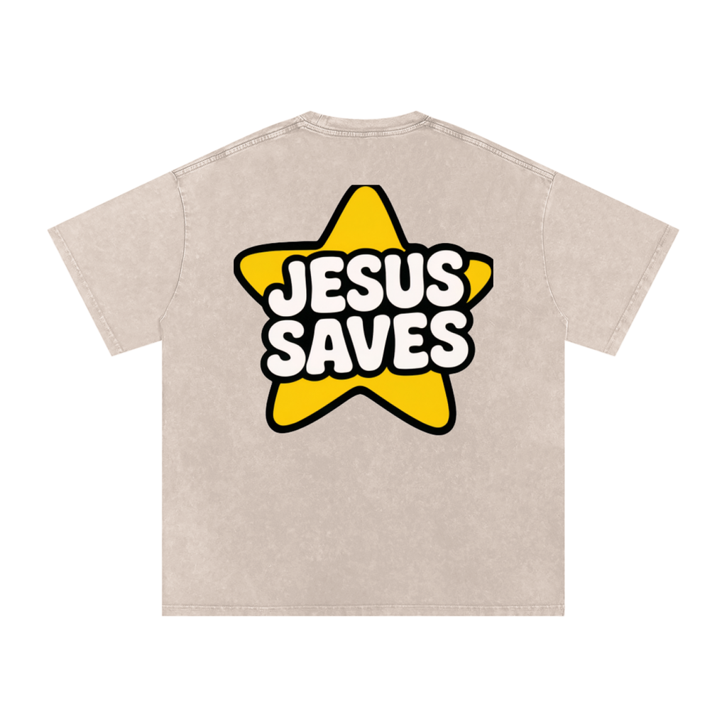 Acid Wash Oversize T-Shirt - 250 GSM