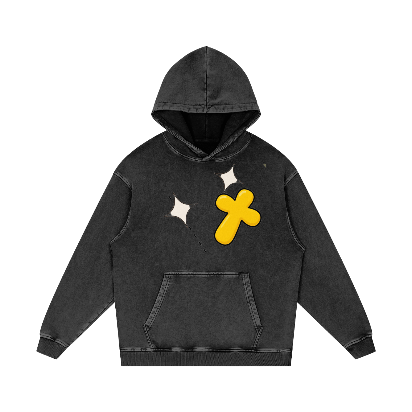 Acid Wash Oversize Hoodie - 420 GSM