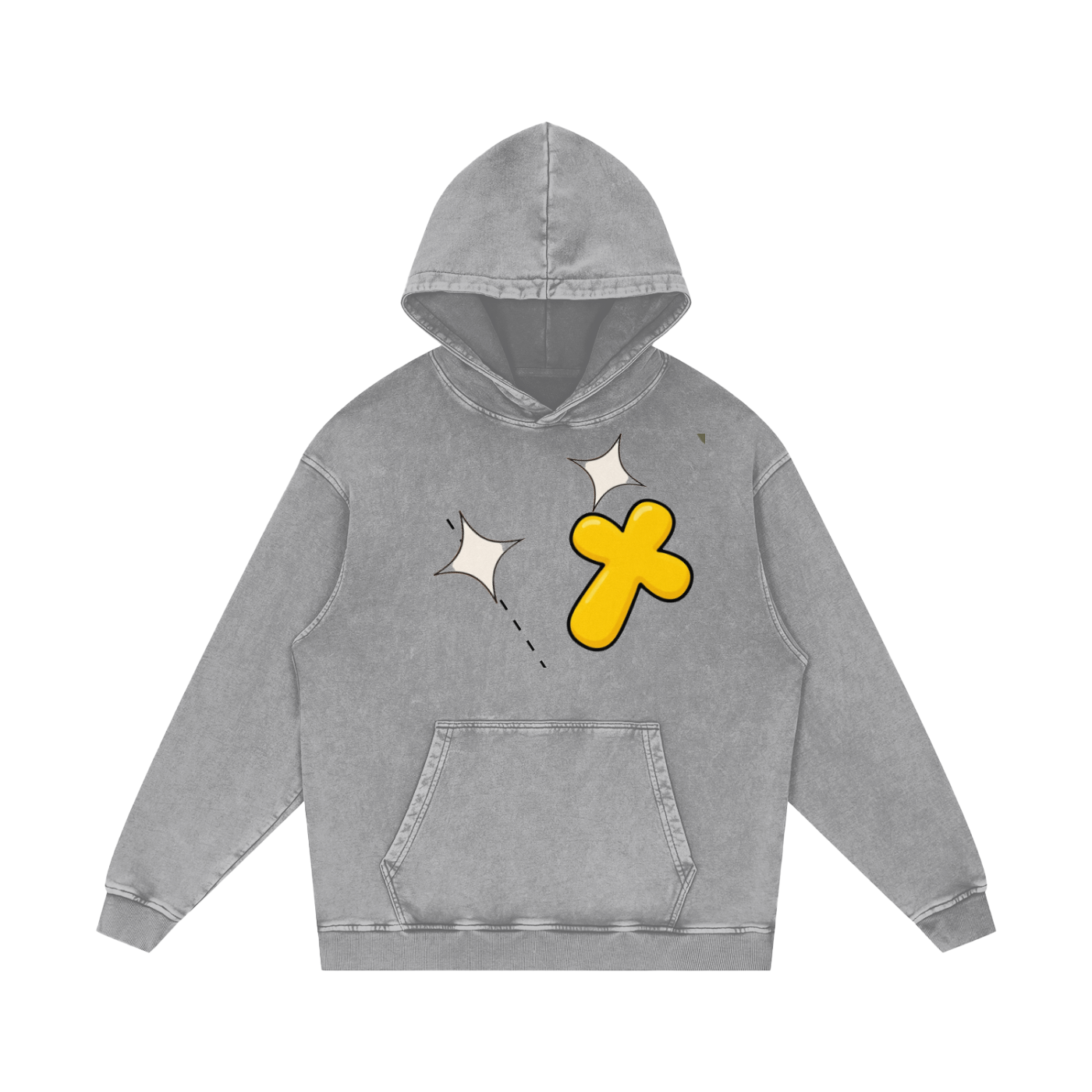 Acid Wash Oversize Hoodie - 420 GSM